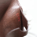 LOUIS VUITTON Damier Ebene Porte Cartes ID Bandouliere Case N60016 Auth 136567V-11