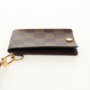 LOUIS VUITTON Damier Ebene Porte Cartes ID Bandouliere Case N60016 Auth 136567V-3
