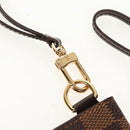 LOUIS VUITTON Damier Ebene Porte Cartes ID Bandouliere Case N60016 Auth 136567V-8