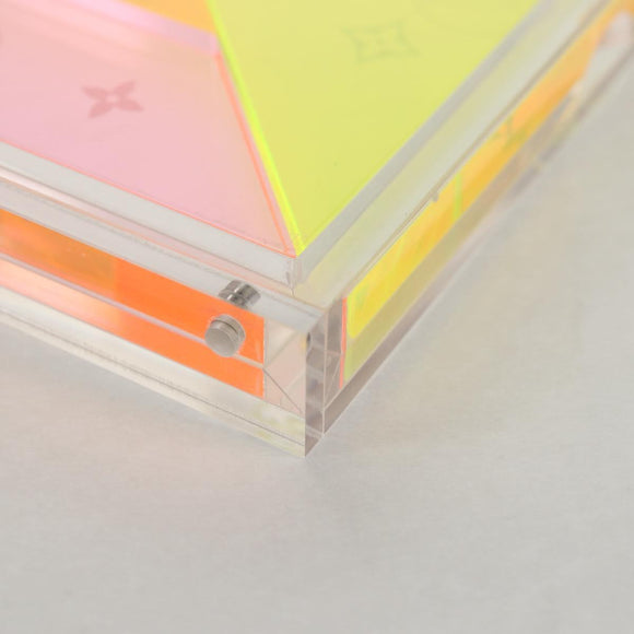 LOUIS VUITTON Tangram Puzzle Clear GI0480 LV Auth 136568M