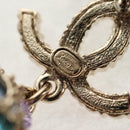 CHANEL Pierce metal Silver CC Auth 136569M-15