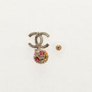 CHANEL Pierce metal Silver CC Auth 136569M-5