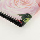 PRADA Bifold Wallet Leather Pink Auth 136570V-15