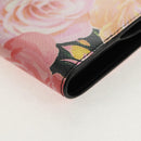 PRADA Bifold Wallet Leather Pink Auth 136570V-16