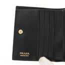PRADA Bifold Wallet Leather Pink Auth 136570V-19