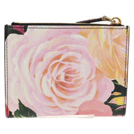 PRADA Bifold Wallet Leather Pink Auth 136570V - 0