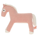 HERMES Cheval Honore Stuffed dog Cotton Orange Auth 136571M-2