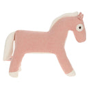 HERMES Cheval Honore Stuffed dog Cotton Orange Auth 136571M-3