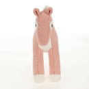 HERMES Cheval Honore Stuffed dog Cotton Orange Auth 136571M-5