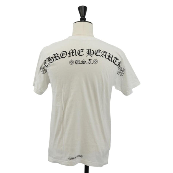 Chrome Hearts TShirt Cotton White Auth 136574M