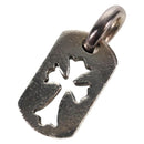 Chrome Hearts Tiny Cut Out Cross Charm Ag925 Silver Auth 136577M-1