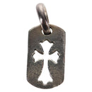 Chrome Hearts Tiny Cut Out Cross Charm Ag925 Silver Auth 136577M-2