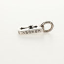 Chrome Hearts Tiny Cut Out Cross Charm Ag925 Silver Auth 136577M-4