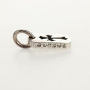 Chrome Hearts Tiny Cut Out Cross Charm Ag925 Silver Auth 136577M-5