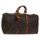 LOUIS VUITTON Monogram Keepall 50 Boston Bag M41426 LV Auth 136581-1