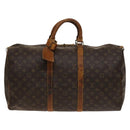 LOUIS VUITTON Monogram Keepall 50 Boston Bag M41426 LV Auth 136581-13