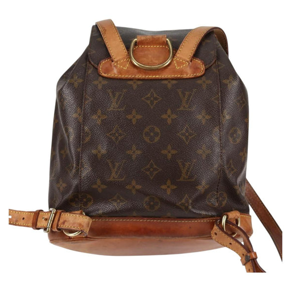 LOUIS VUITTON Monogram Montsouris MM Backpack M51136 LV Auth 136582