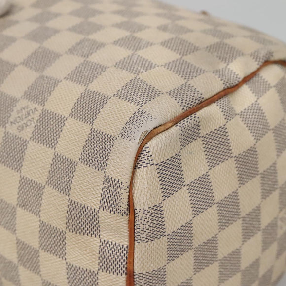 LOUIS VUITTON Damier Azur Speedy 30 Hand Bag N41533 LV Auth 136584
