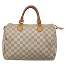 LOUIS VUITTON Damier Azur Speedy 30 Hand Bag N41533 LV Auth 136584-13
