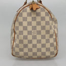 LOUIS VUITTON Damier Azur Speedy 30 Hand Bag N41533 LV Auth 136584-4