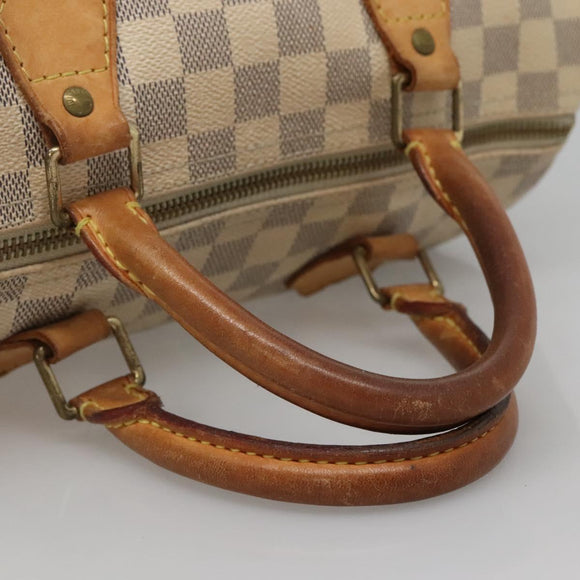 LOUIS VUITTON Damier Azur Speedy 30 Hand Bag N41533 LV Auth 136584