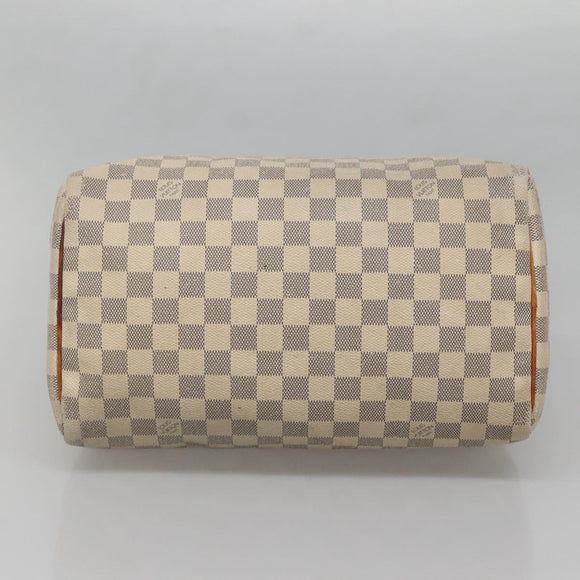 LOUIS VUITTON Damier Azur Speedy 30 Hand Bag N41533 LV Auth 136584