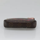 LOUIS VUITTON Christmas Only Mini Pochette Accessoires Pouch M58501 Auth 136593-5