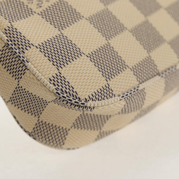 LOUIS VUITTON Damier Azur Pochette Accessoires Pouch N51986 LV Auth 136598M