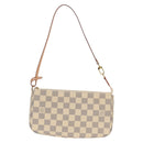 LOUIS VUITTON Damier Azur Pochette Accessoires Pouch N51986 LV Auth 136598M-13