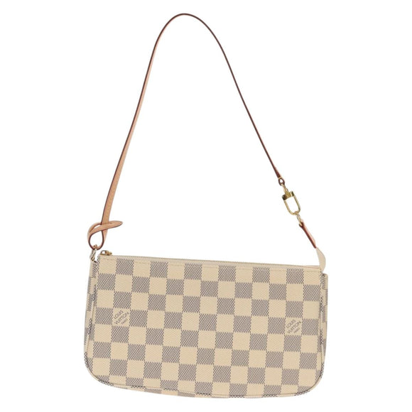LOUIS VUITTON Damier Azur Pochette Accessoires Pouch N51986 LV Auth 136598M