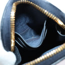 Christian Dior Oblique Trotter Canvas Phone Shoulder Bag Navy Gold Auth 136609-12