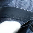 Christian Dior Oblique Trotter Canvas Phone Shoulder Bag Navy Gold Auth 136609-23