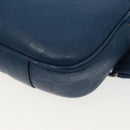 LOUIS VUITTON Damier Infini Ambreil Bag Leather Blue N41354 LV Auth 136610-17