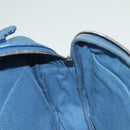 LOUIS VUITTON Damier Infini Ambreil Bag Leather Blue N41354 LV Auth 136610-22