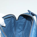 LOUIS VUITTON Damier Infini Ambreil Bag Leather Blue N41354 LV Auth 136610-23