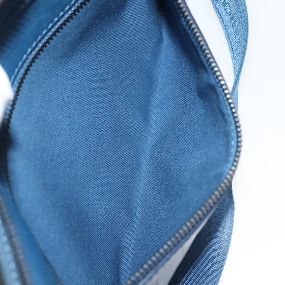 LOUIS VUITTON Damier Infini Ambreil Bag Leather Blue N41354 LV Auth 136610