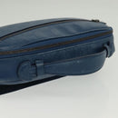 LOUIS VUITTON Damier Infini Ambreil Bag Leather Blue N41354 LV Auth 136610-6