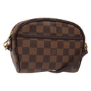 LOUIS VUITTON Damier Ebene Pochette Ipanema Shoulder Bag N51296 LV Auth 136613V-1
