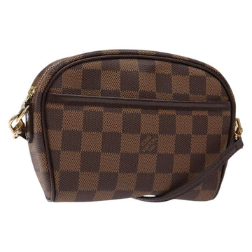 LOUIS VUITTON Damier Ebene Pochette Ipanema Shoulder Bag N51296 LV Auth 136613V