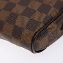 LOUIS VUITTON Damier Ebene Pochette Ipanema Shoulder Bag N51296 LV Auth 136613V-14