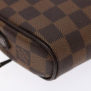 LOUIS VUITTON Damier Ebene Pochette Ipanema Shoulder Bag N51296 LV Auth 136613V-17