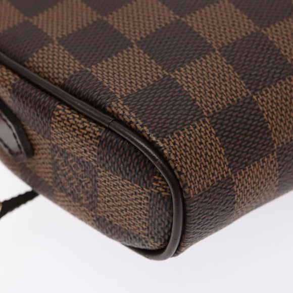 LOUIS VUITTON Damier Ebene Pochette Ipanema Shoulder Bag N51296 LV Auth 136613V