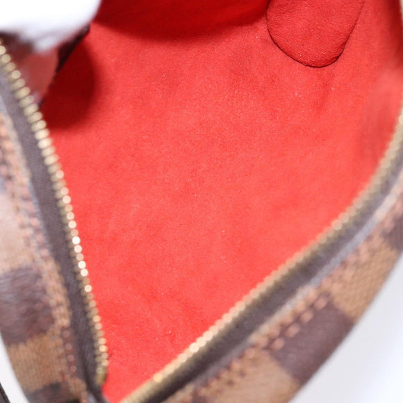 LOUIS VUITTON Damier Ebene Pochette Ipanema Shoulder Bag N51296 LV Auth 136613V