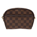 LOUIS VUITTON Damier Ebene Pochette Ipanema Shoulder Bag N51296 LV Auth 136613V-13