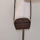 LOUIS VUITTON Damier Ebene Pochette Ipanema Shoulder Bag N51296 LV Auth 136613V-23