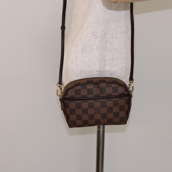 LOUIS VUITTON Damier Ebene Pochette Ipanema Shoulder Bag N51296 LV Auth 136613V
