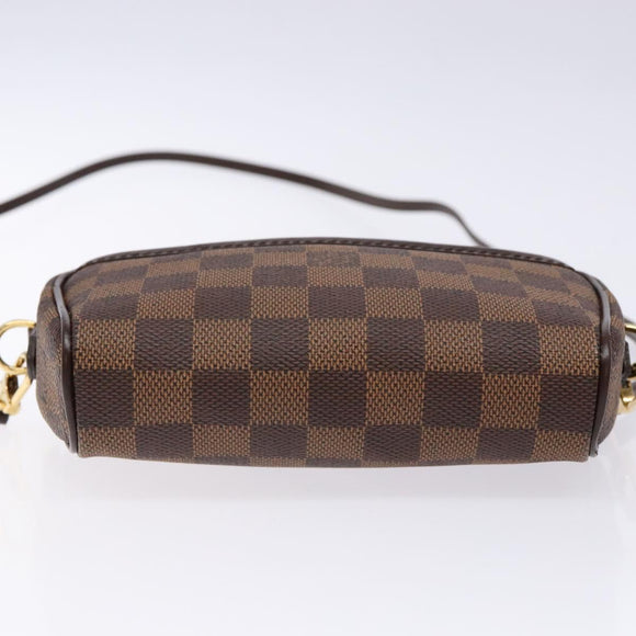 LOUIS VUITTON Damier Ebene Pochette Ipanema Shoulder Bag N51296 LV Auth 136613V