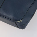 LOUIS VUITTON Taiga Porte Documents Voyage PM Bag 2way Blue M30639 Auth 136614-18