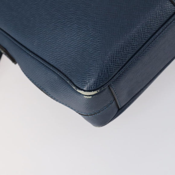 LOUIS VUITTON Taiga Porte Documents Voyage PM Bag 2way Blue M30639 Auth 136614