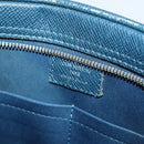 LOUIS VUITTON Taiga Porte Documents Voyage PM Bag 2way Blue M30639 Auth 136614-20
